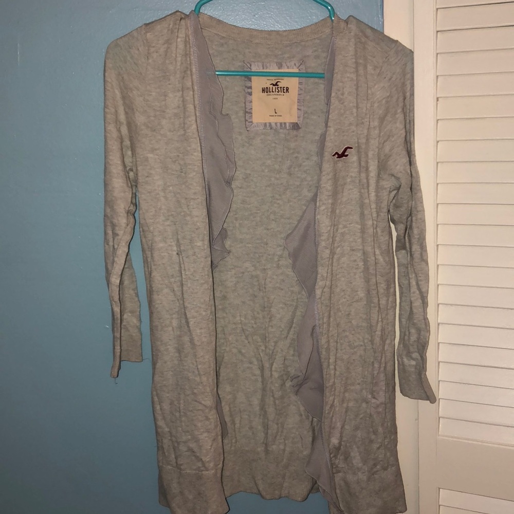 NWT Hollister Gray Cardigan
